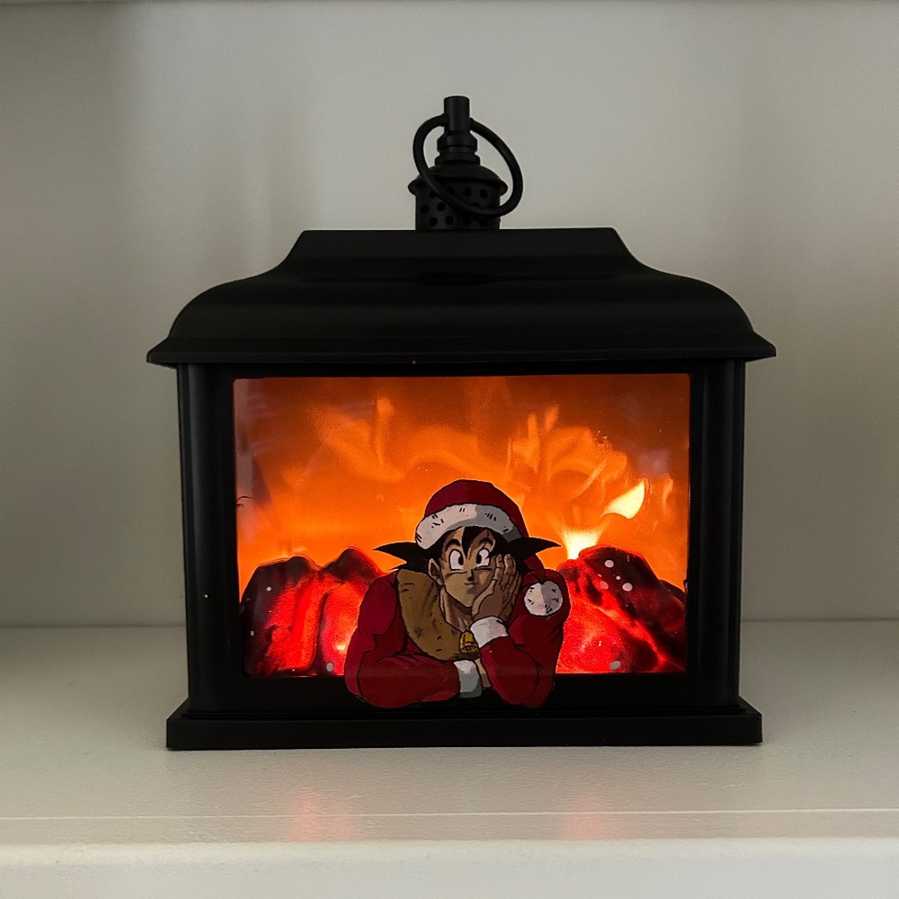 Goku Dragon Ball Fireplace Lantern